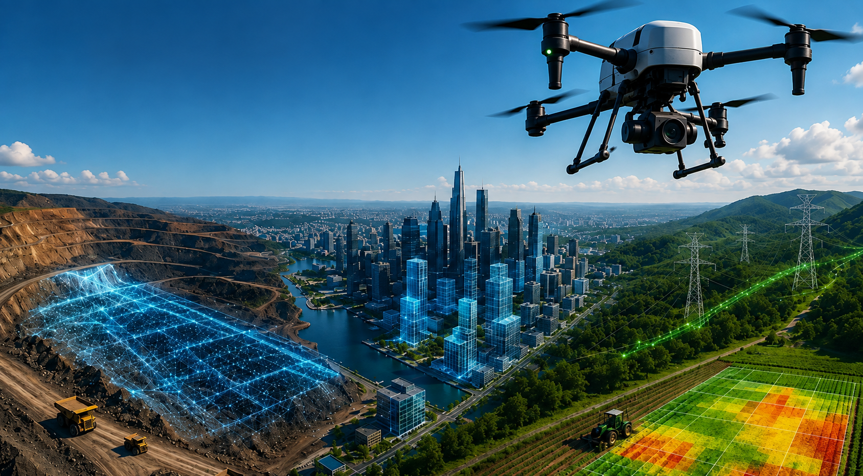 drone ile halihazır harita üretimi